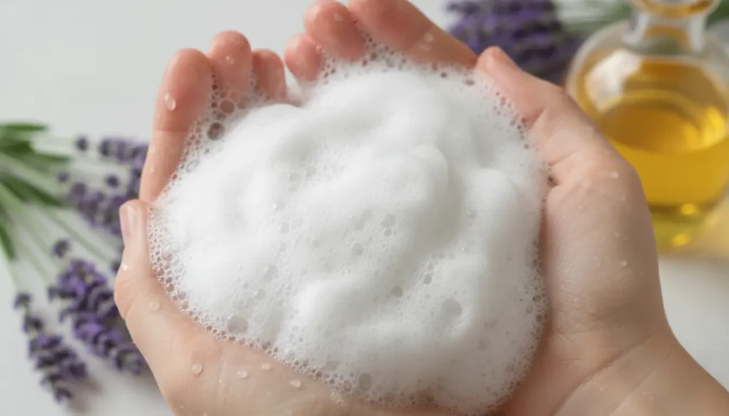 Zrika’s handcrafted organic soaps in elegant setup – luxury natural skincare for glowing skin.